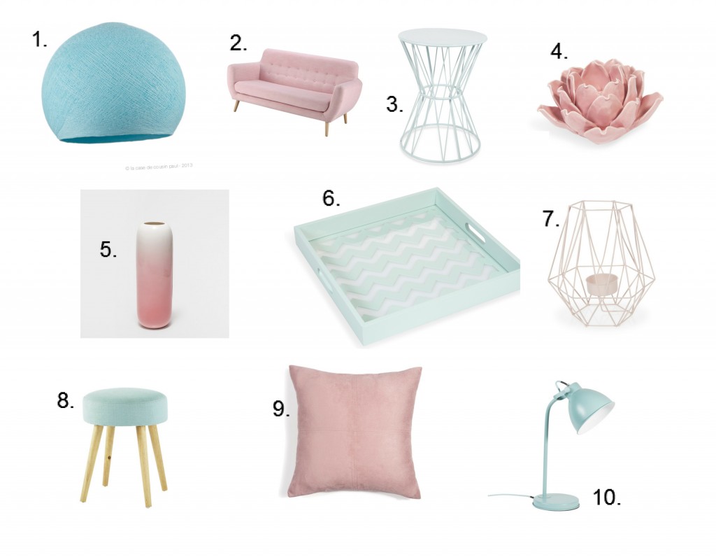 My selection of items in Pantone colors of the year 2016