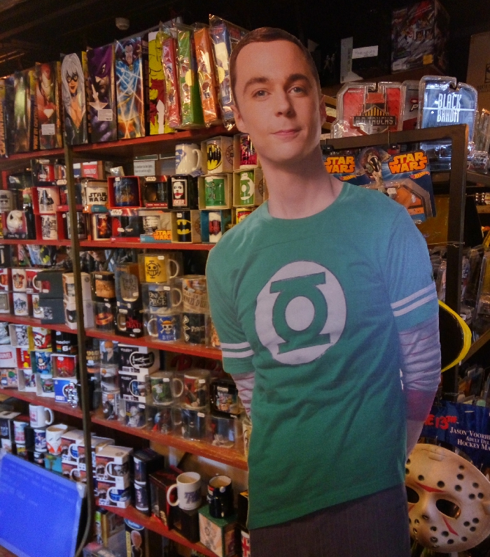 Cardboard Sheldon