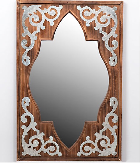 Morrocan style vintage mirror