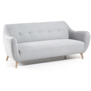 Nordic light grey sofa