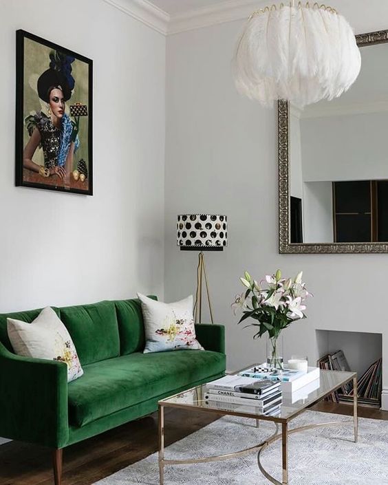 Digging emerald green interiors - ¡Colour Your Casa!