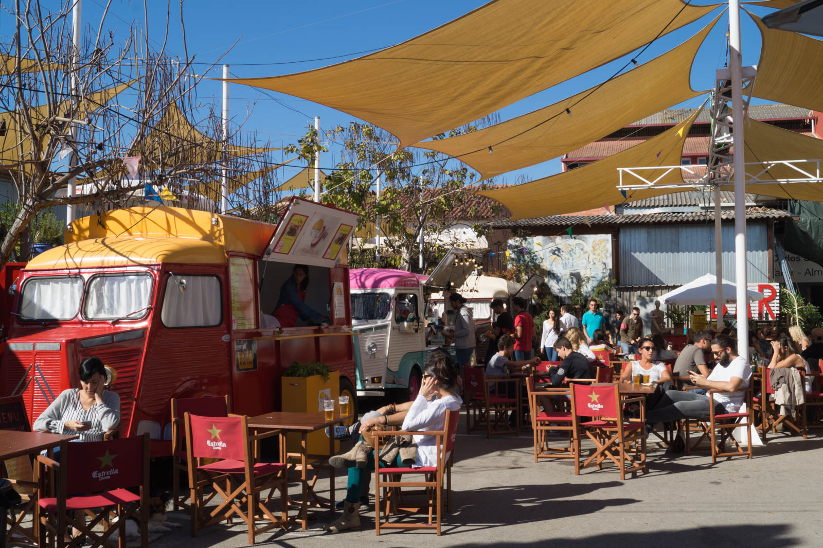 Food trucks at Mercantic