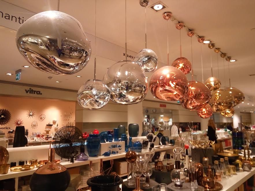 Tom Dixon And His Iconic Pendant Lamps Colour Your Casa   Tom Dixon Rinascente1 