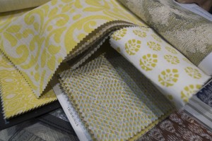 Gancedo Robert Allen yellow: choosing fabric for my first upholstery project