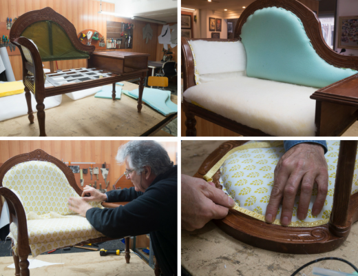 Upholstering process
