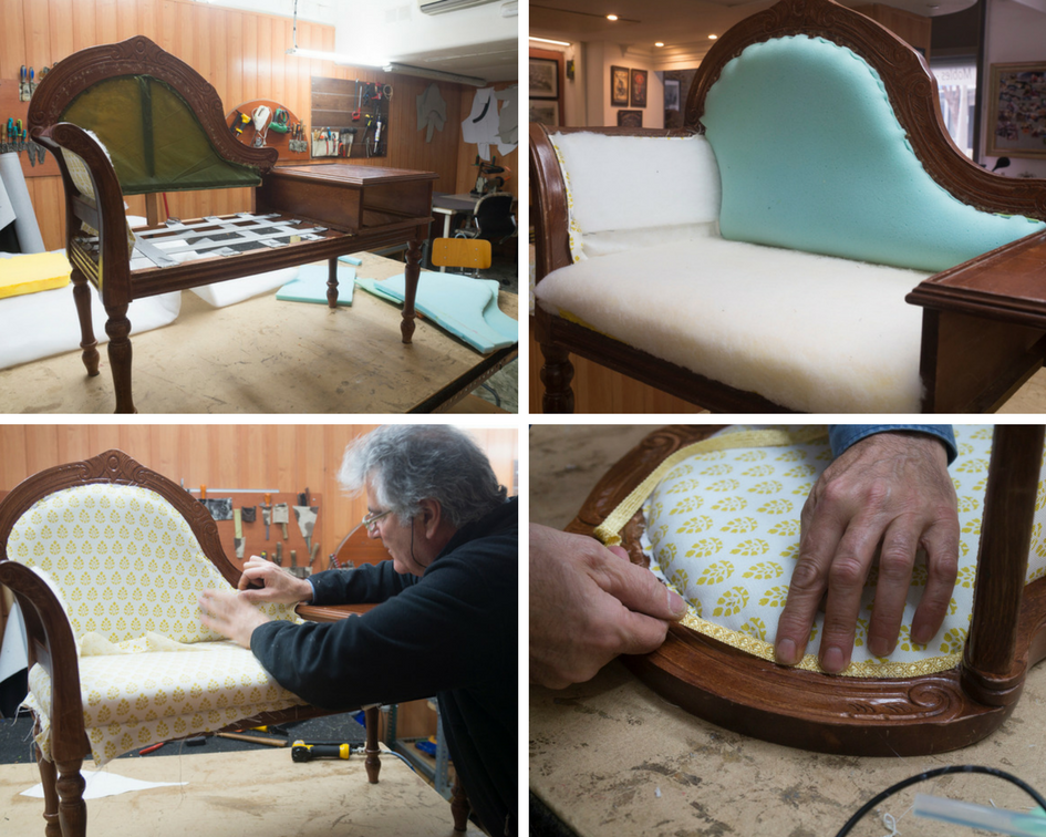 Upholstering process