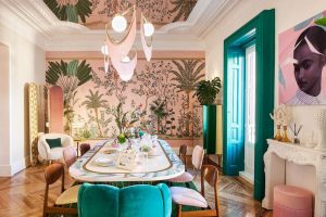 Virgina Gasch´s tropical dining room at Casa decor 2018