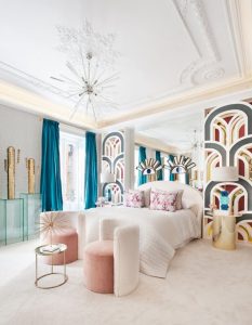 Nuria Alia's bedroom at Casa Decor 2018