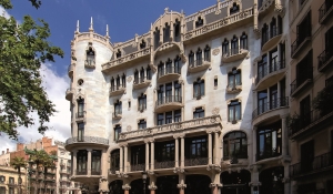Facade of Casa Fuster hotel in Barcelona