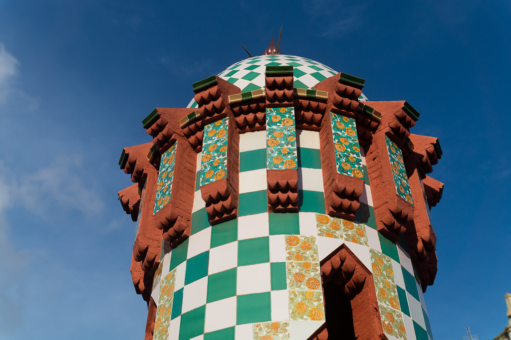 Rooftop, Casa Vicens by Gaudí