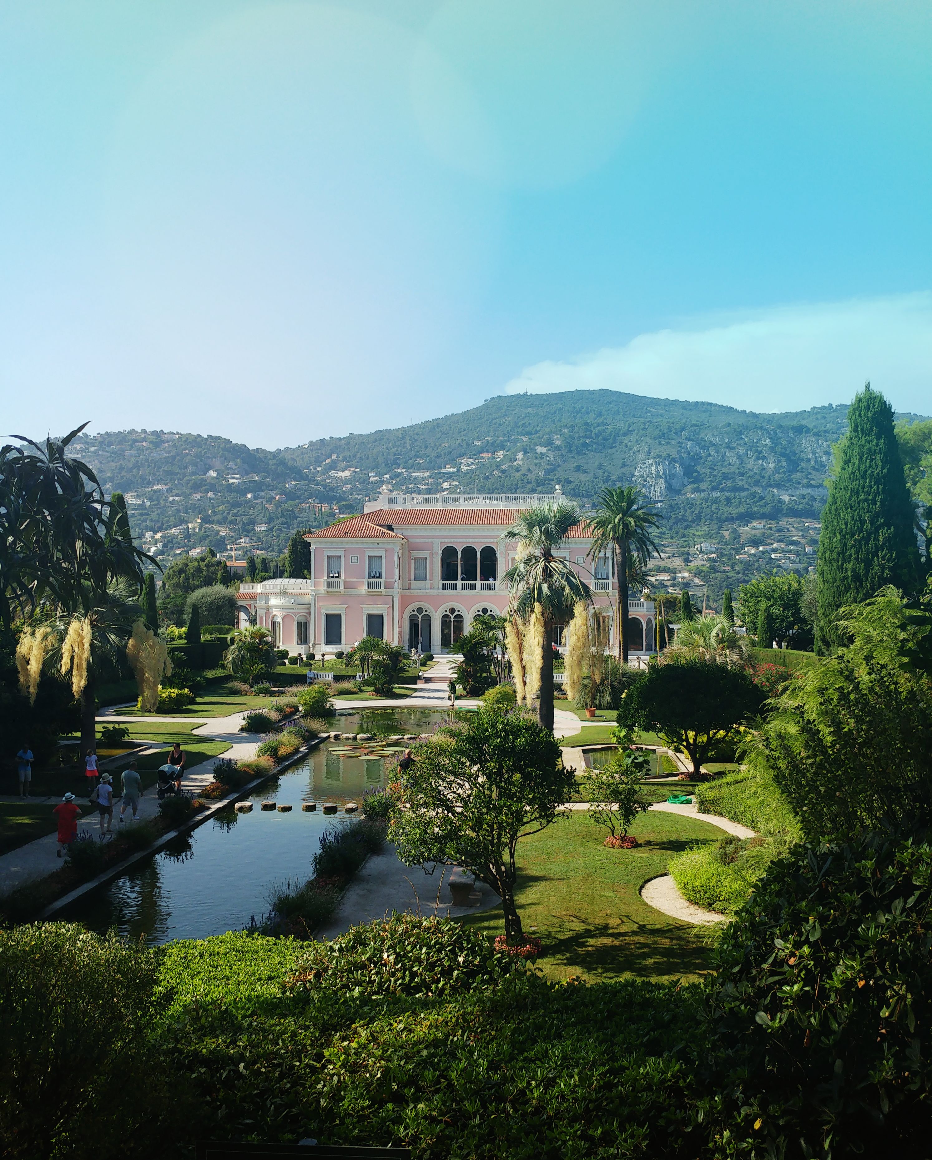 Villa Ephussi de Rotschild as seen from the gardens