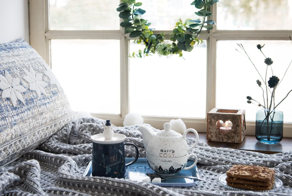 Cosy Blue tendency Maisons du Monde autumn-winter collection 2018