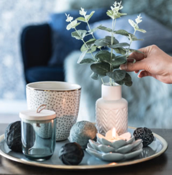 Cosy Blue tendency Maisons du Monde autumn-winter collection 2018