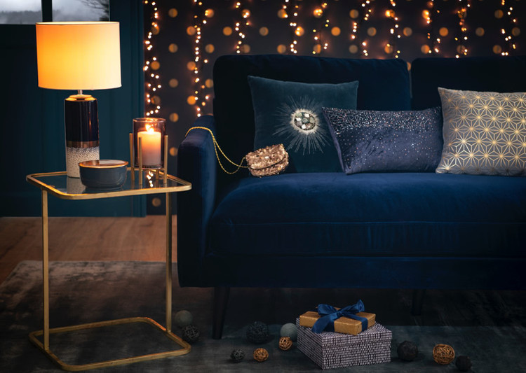 Cosy Blue tendency Maisons du Monde autumn-winter collection 2018