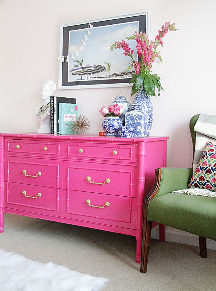 fuchsia chest of drawers