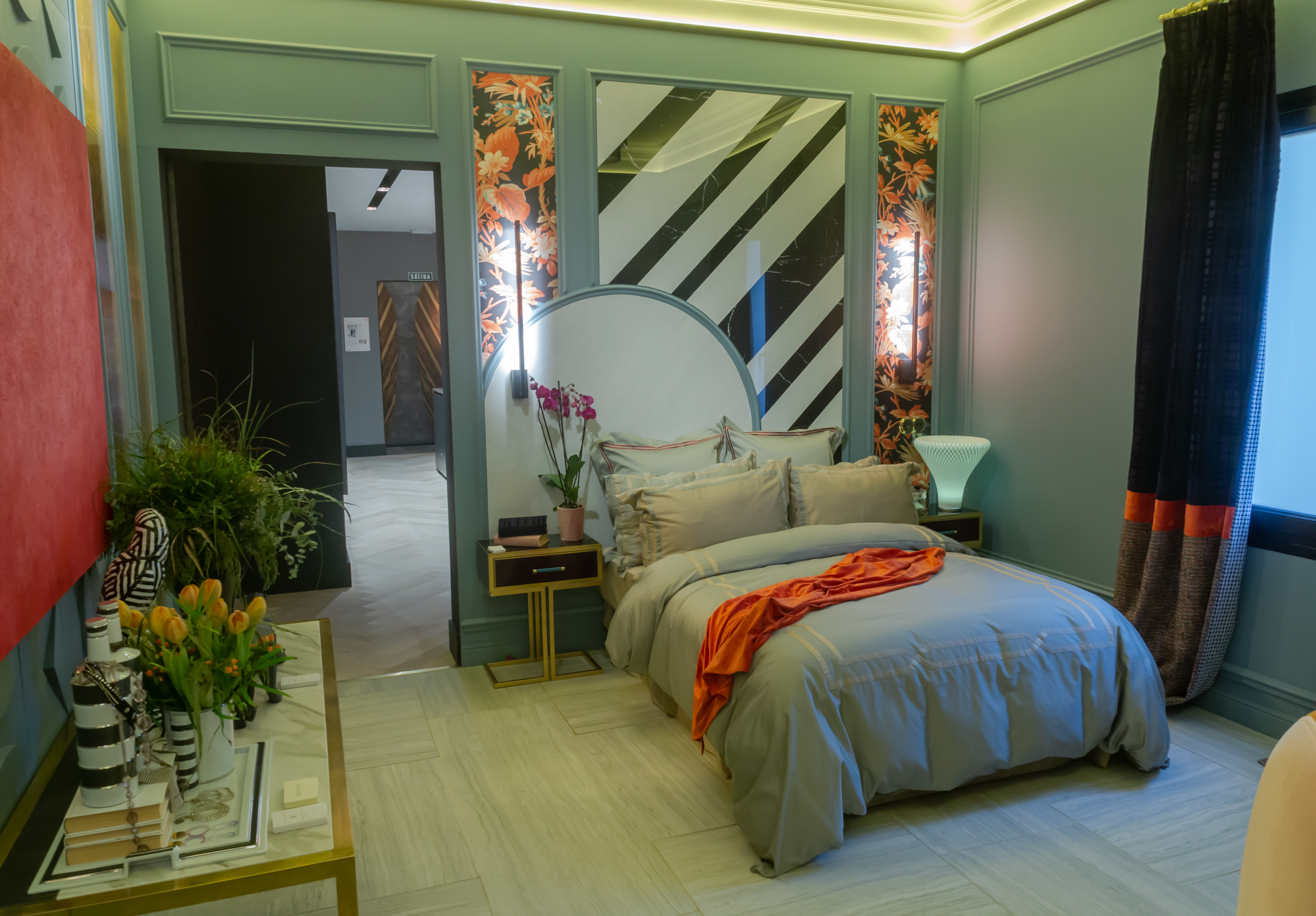 The Flapper bedroom by Virginia Sanchez at Casa Decor 2019, Madrid