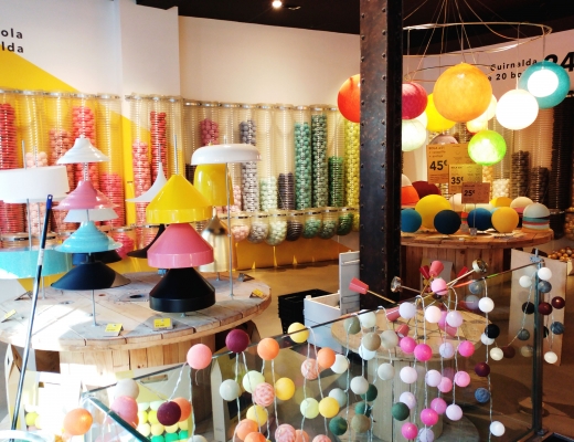 Luciole lamps shop in Madrid´s Chueca