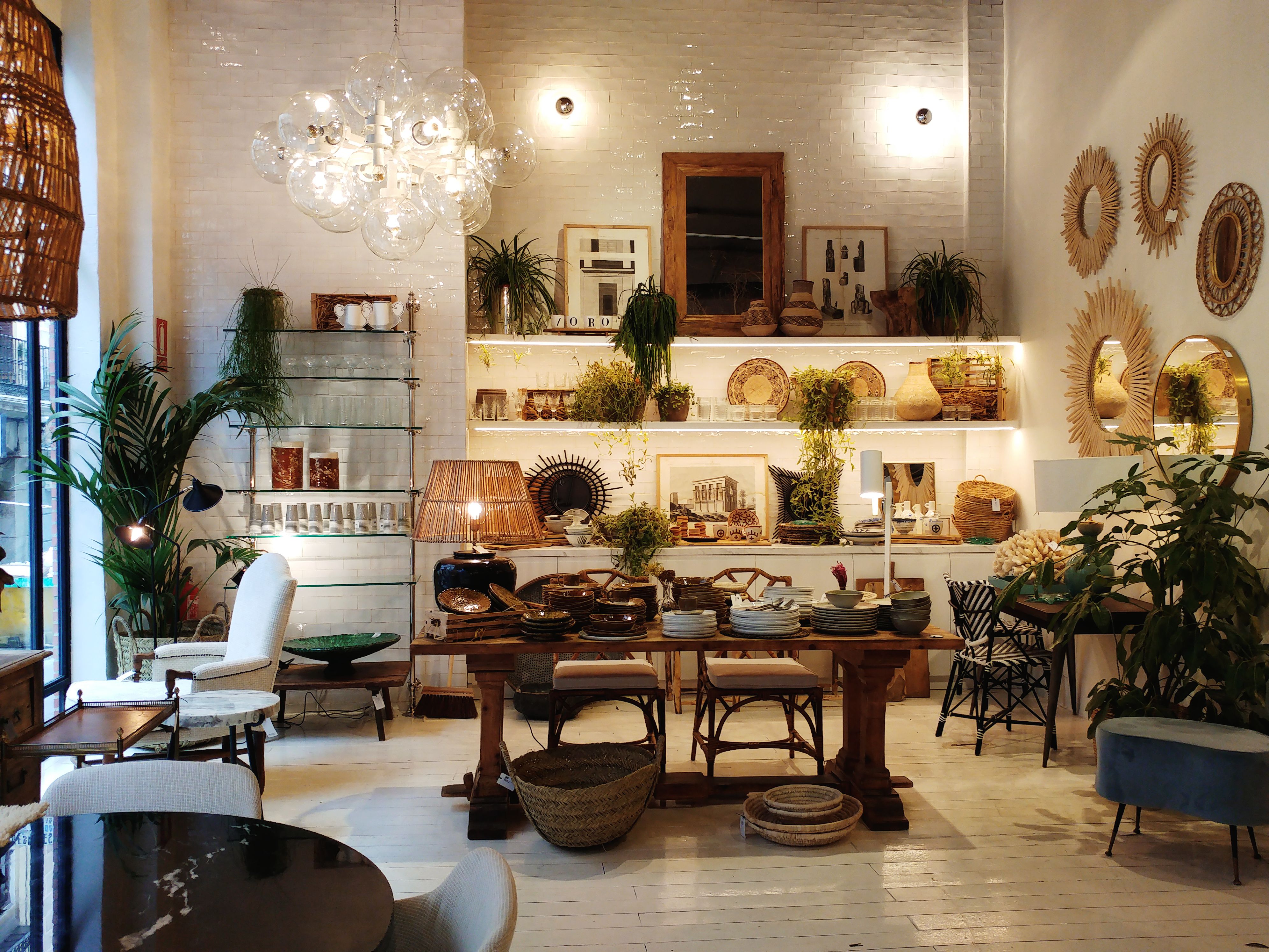 Mestizo furniture and home decor shop in Chueca, Madrid
