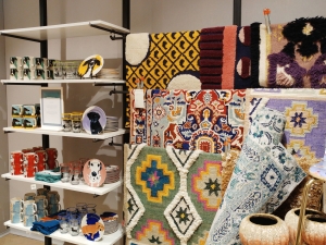 Anthropologie shop in Barcelona - rugs