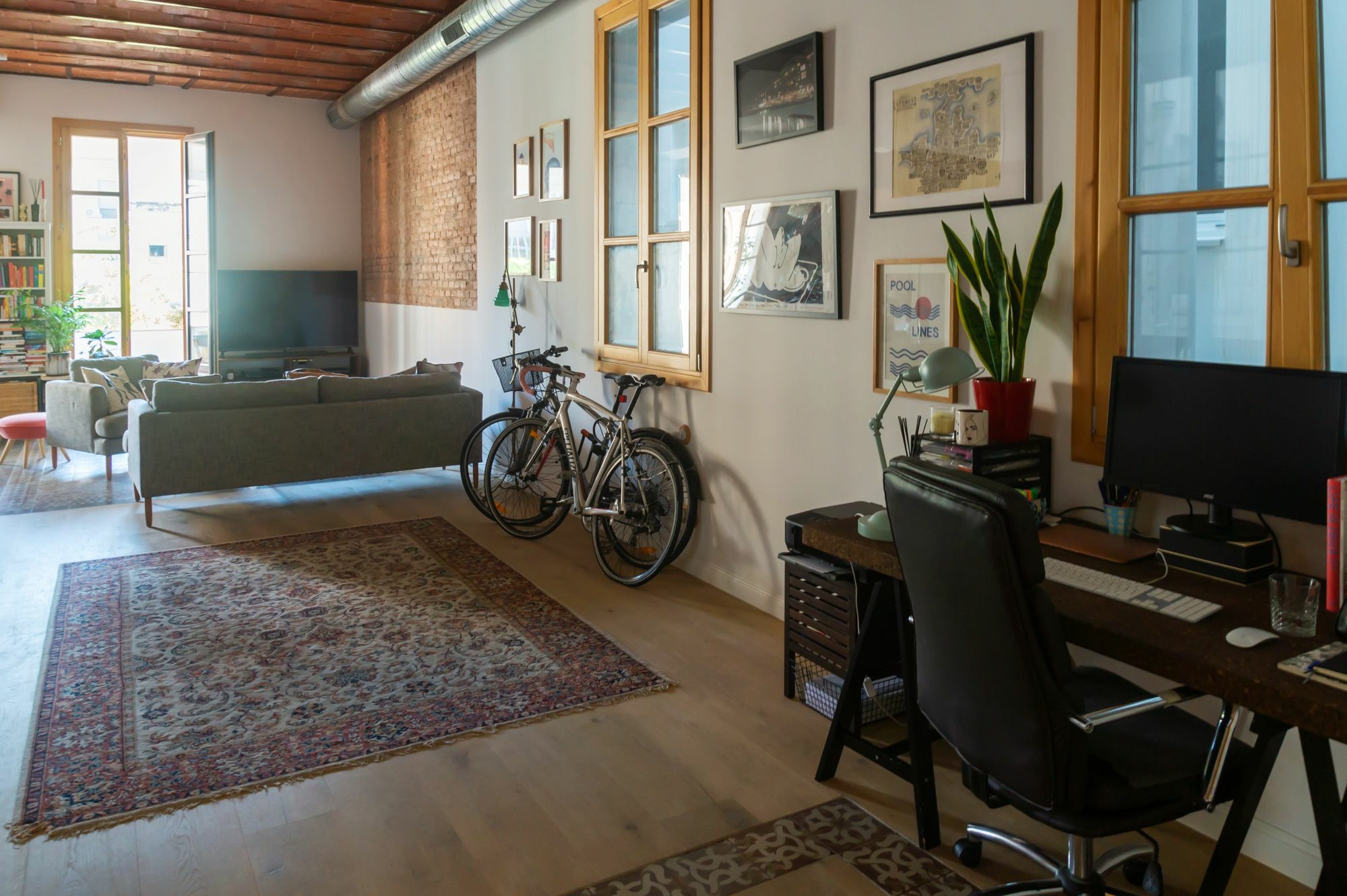 Gemma home tour Barcelona open space modernist style