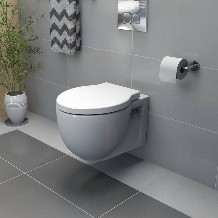 Wall-hung toilet - bathroom design trends