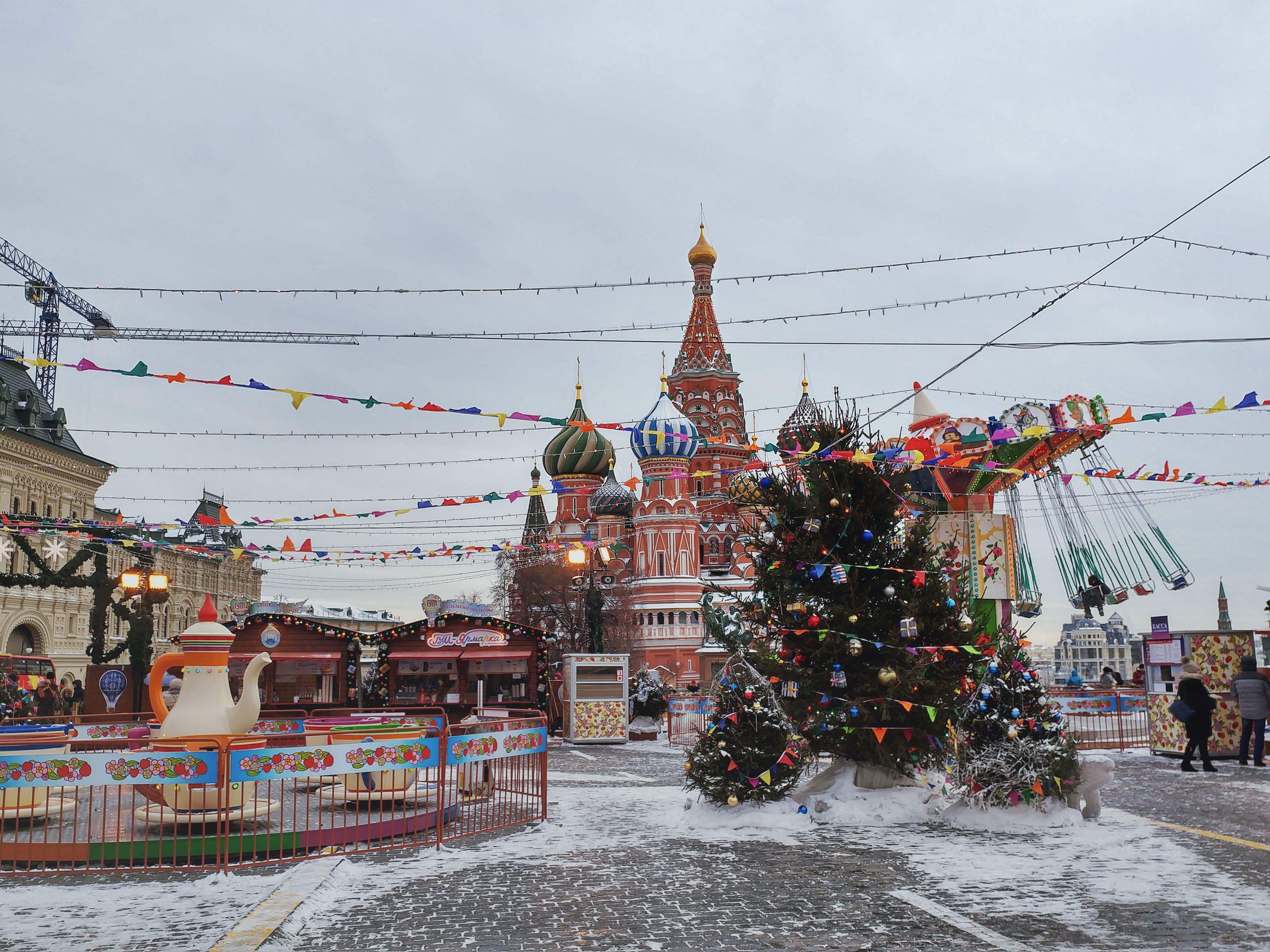 Red Square during Christmas