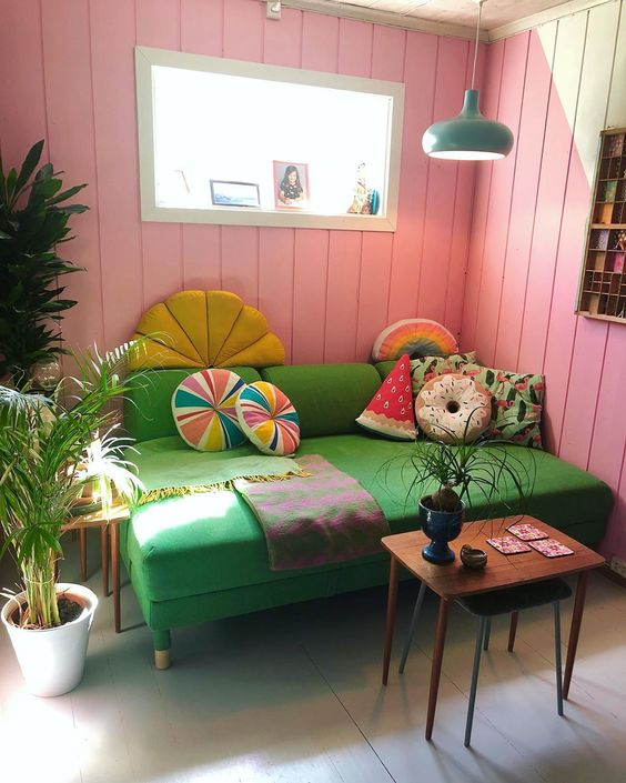 @polkadotingrid bohemian retro house in Norway