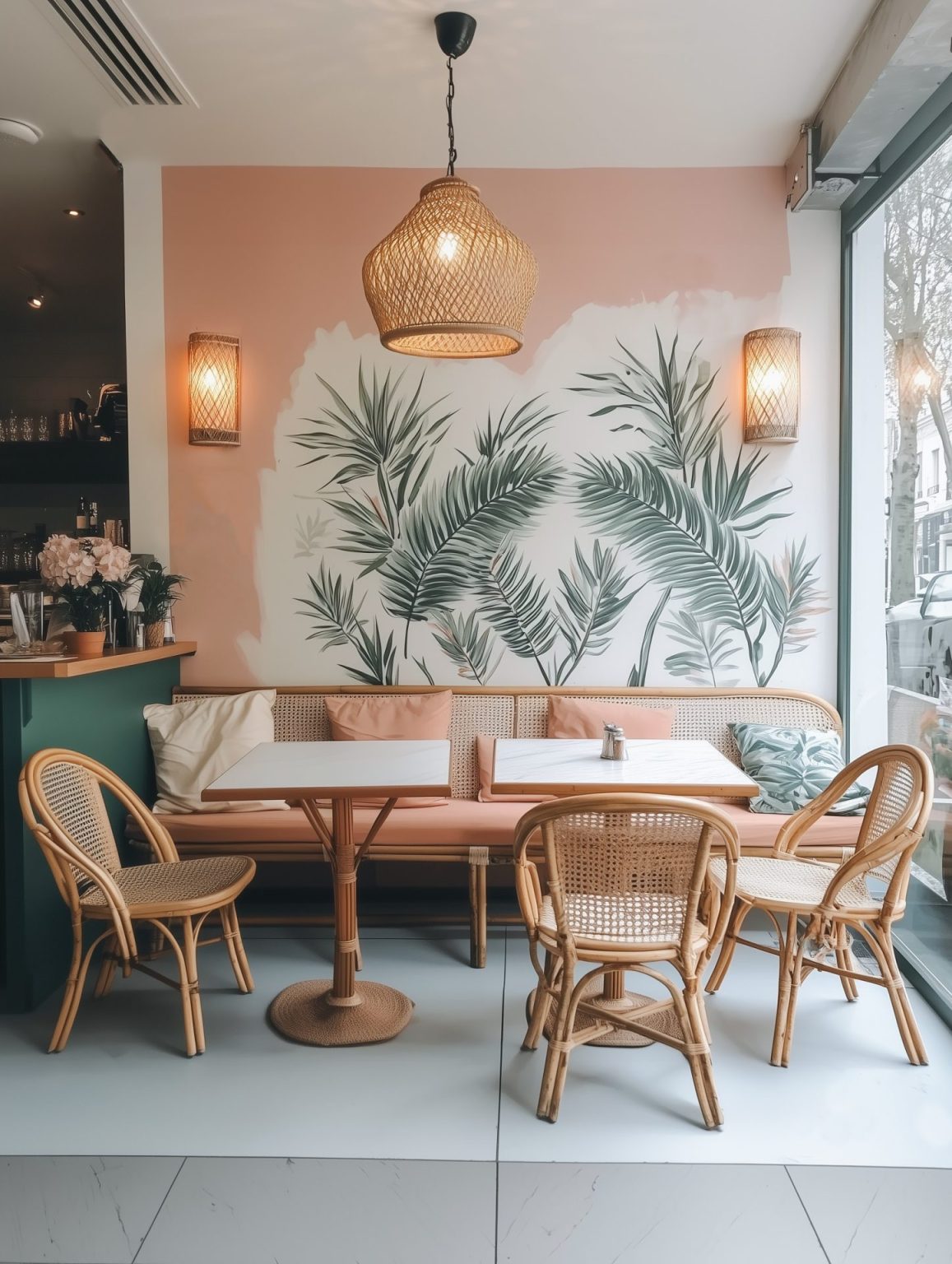 Beyond Beige: Bright Ideas for Brunch Café Interiors - ¡Colour Your Casa!