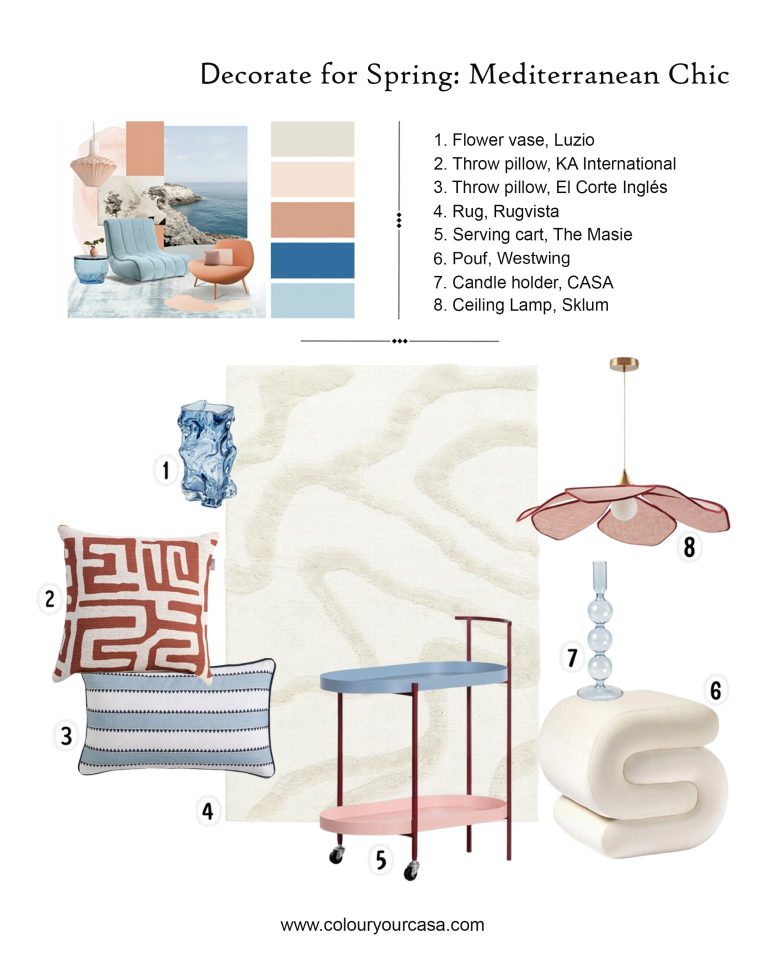 Spring Home Styling: Color Palettes & Beautiful Decor Finds - ¡Colour ...
