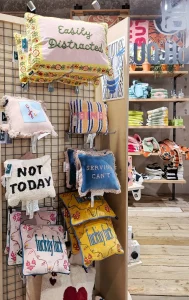 Fun and quirky dopamine decor in Urban Outfitters Barcelona