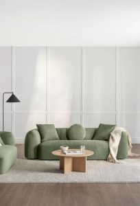 Green sofas from Sklum furniture retailer